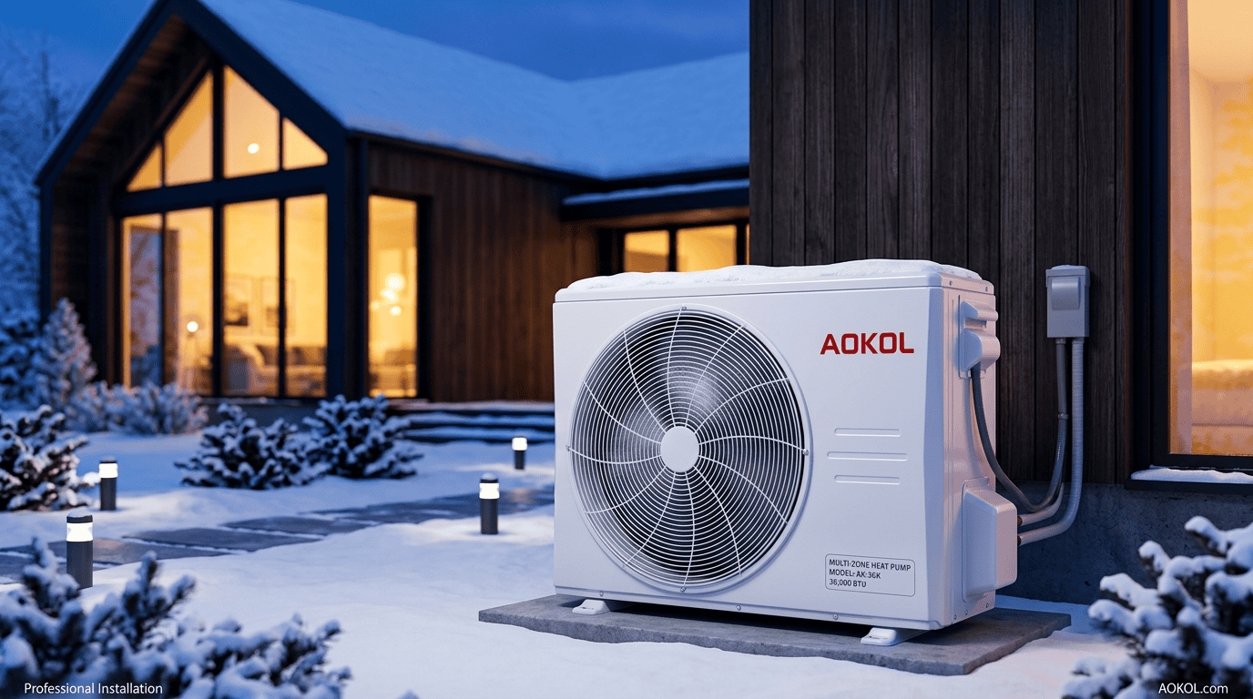 Aokol 27000 Btu Heat Pump Outdoor Unit